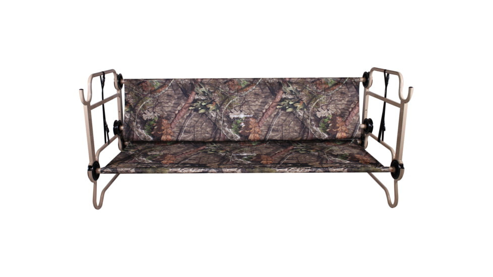 Disc-O-Bed Cam-O-Bunk with 2 Side Organizers, Mossy Oak, Large, 30701BO