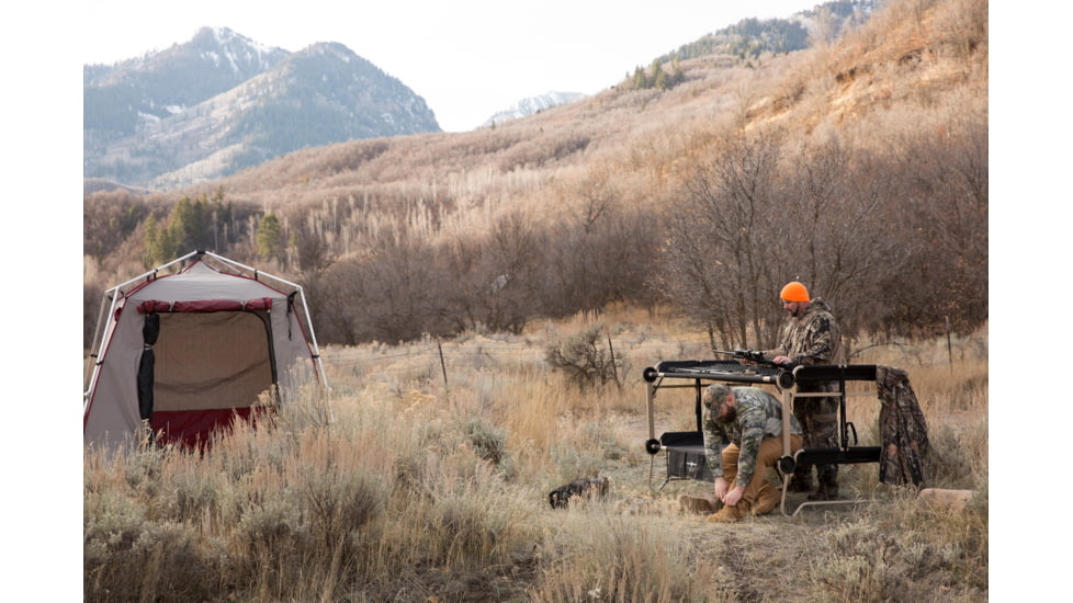 Disc-O-Bed Cam-O-Bunk with 2 Side Organizers, Mossy Oak, Large, 30701BO
