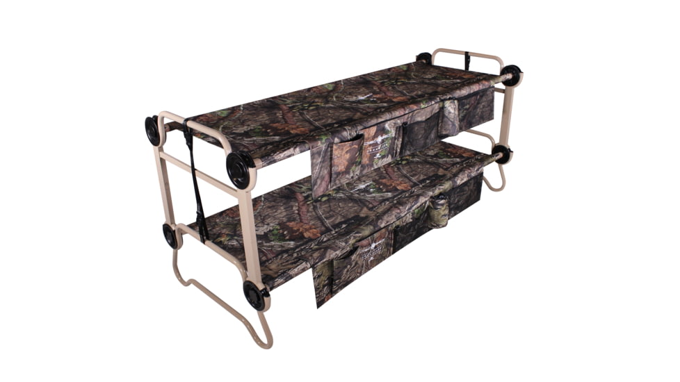 Disc-O-Bed Cam-O-Bunk with 2 Side Organizers, Mossy Oak, Large, 30701BO
