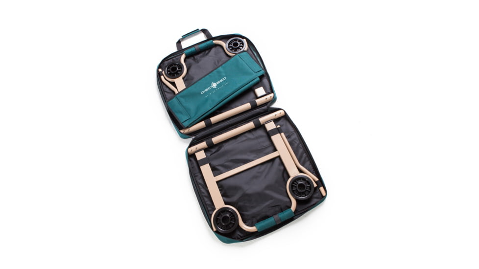 Disc-O-Bed Disc-Chair Camping Chair, 23in L x 24in W x 34in H, Green, 19829