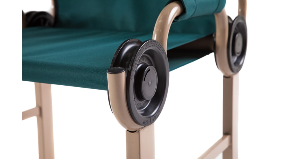 Disc-O-Bed Disc-Chair Camping Chair, 23in L x 24in W x 34in H, Green, 19829