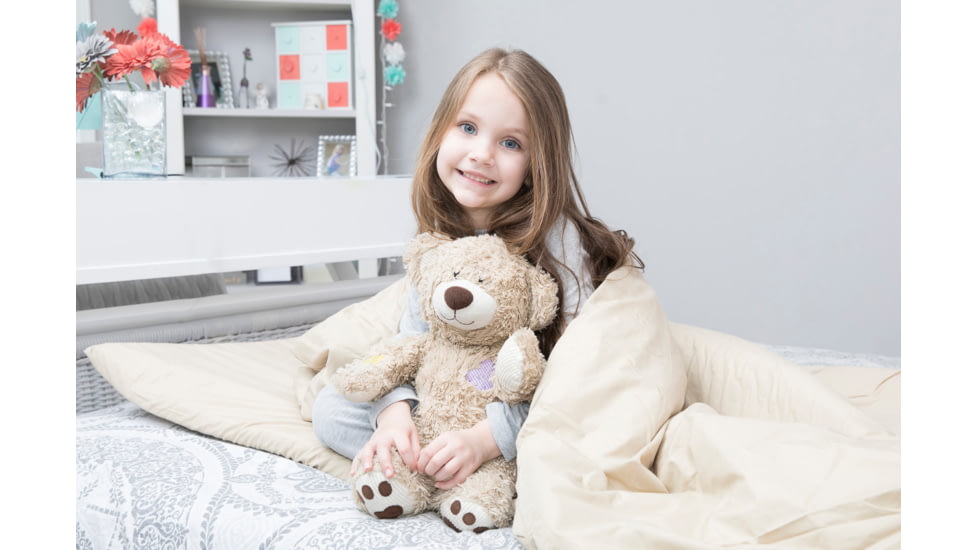 Disc-O-Bed Duvalay with Luxury Memory Foam Sleeping Bag &amp; Duvet, Kids, Cappuccino, 50054