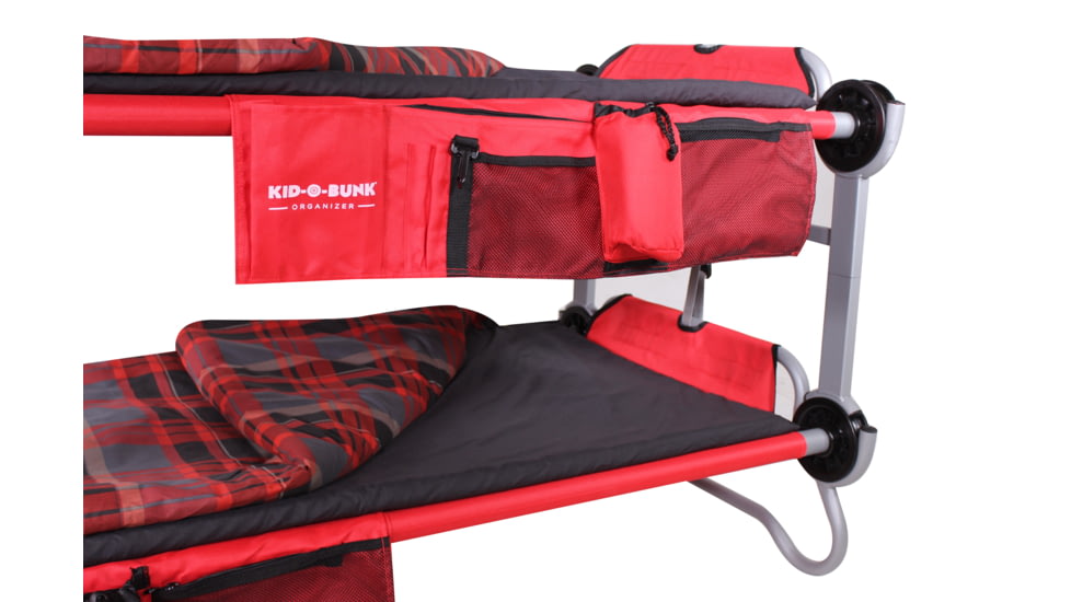 Disc-O-Bed Duvalay with Luxury Memory Foam Sleeping Bag &amp; Duvet, Kids, Lumberjack, 50354