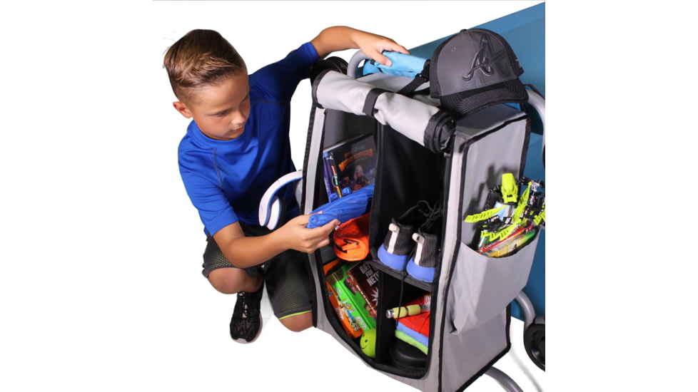 Disc-O-Bed Kid-O-Bunk Collapsible Storage Cabinet, 600D Polyester, Grey, Childs, 50053