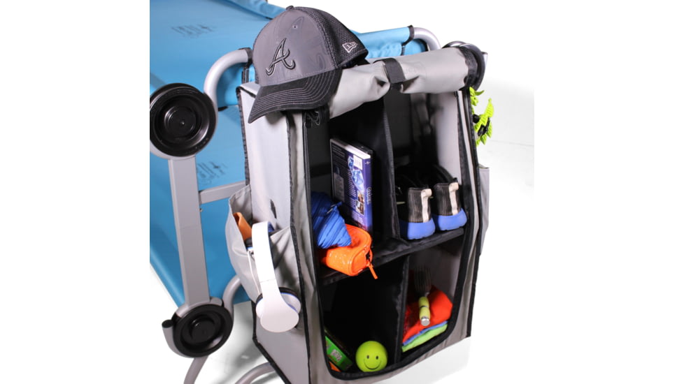 Disc-O-Bed Kid-O-Bunk Collapsible Storage Cabinet, 600D Polyester, Grey, Childs, 50053