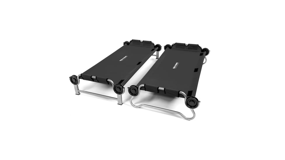 Disc-O-Bed Kid-O-Bunk Portable Cot System, Youth, Black, 31505B