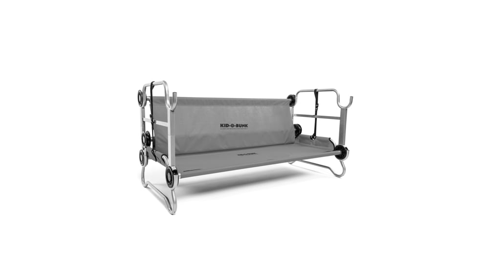 Disc-O-Bed Kid-O-Bunk Portable Cot System, Youth, Grey, 31205B