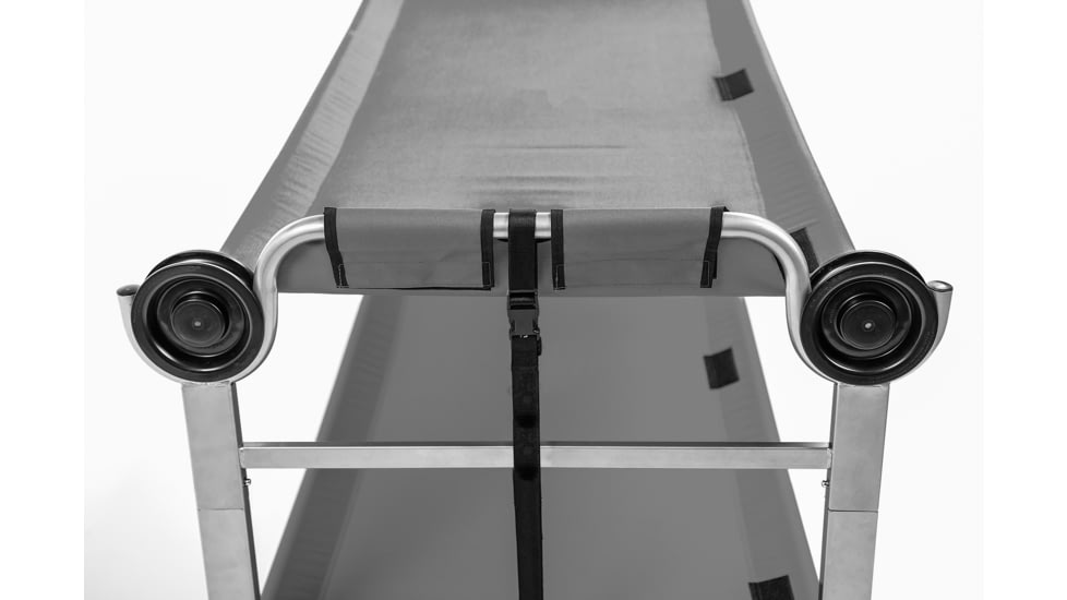 Disc-O-Bed Kid-O-Bunk Portable Cot System, Youth, Grey, 31205B