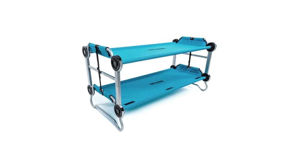 Disc-O-Bed Kid-O-Bunk Portable Cot System, Youth, Teal, 31105B