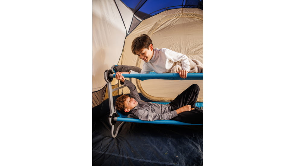Disc-O-Bed Kid-O-Bunk Portable Cot System, Youth, Teal, 31105B
