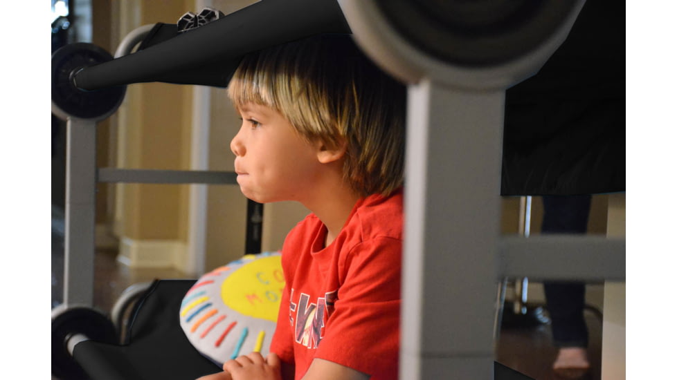 Disc-O-Bed Kid-O-Bunk Sleeping Cots w/ 2 Side Organizers, Black, 30505BO