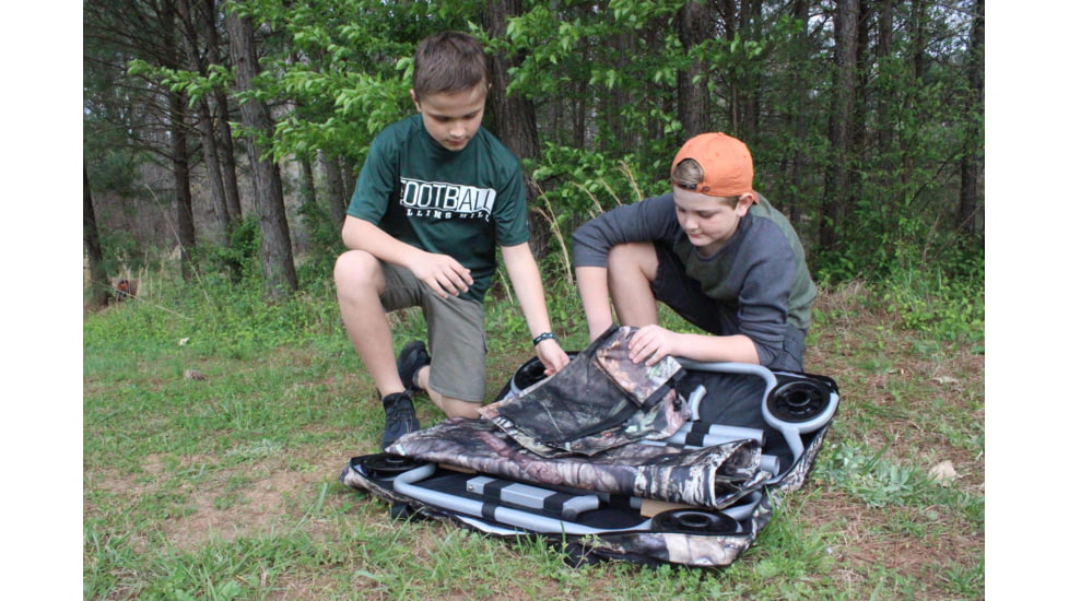 Disc-O-Bed Kid-O-Bunk with 2 Side Organizers, Mossy Oak, Childs, 30705BO