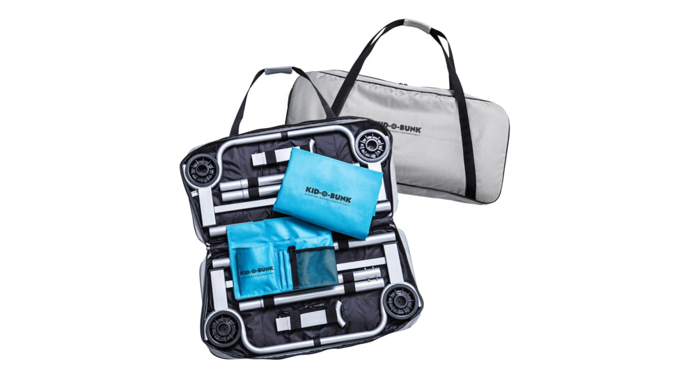 Disc-O-Bed Kid-O-Bunk with 2 Side Organizers, Teal Blue, Childs, 30105BO