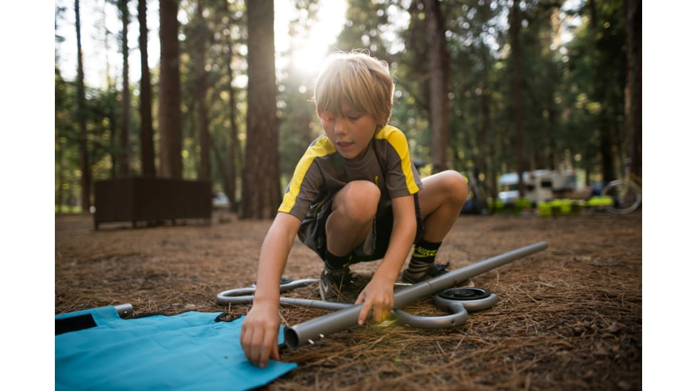 Disc-O-Bed Kid-O-Bunk with 2 Side Organizers, Teal Blue, Childs, 30105BO