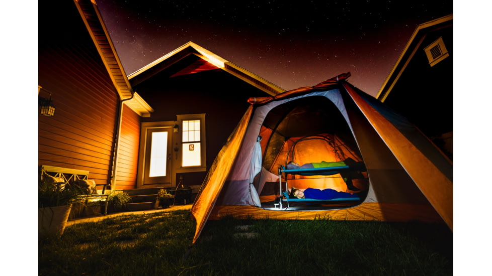 Disc-O-Bed Kid-O-Bunk with 2 Side Organizers, Teal Blue, Childs, 30105BO