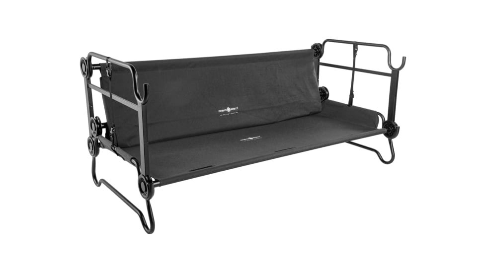 Disc-O-Bed Portable Cot System, Extra Large, Black, 31502B