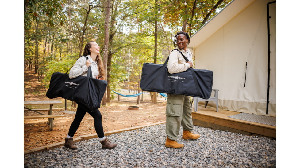 Disc-O-Bed Portable Cot System, Extra Large, Black, 31502B