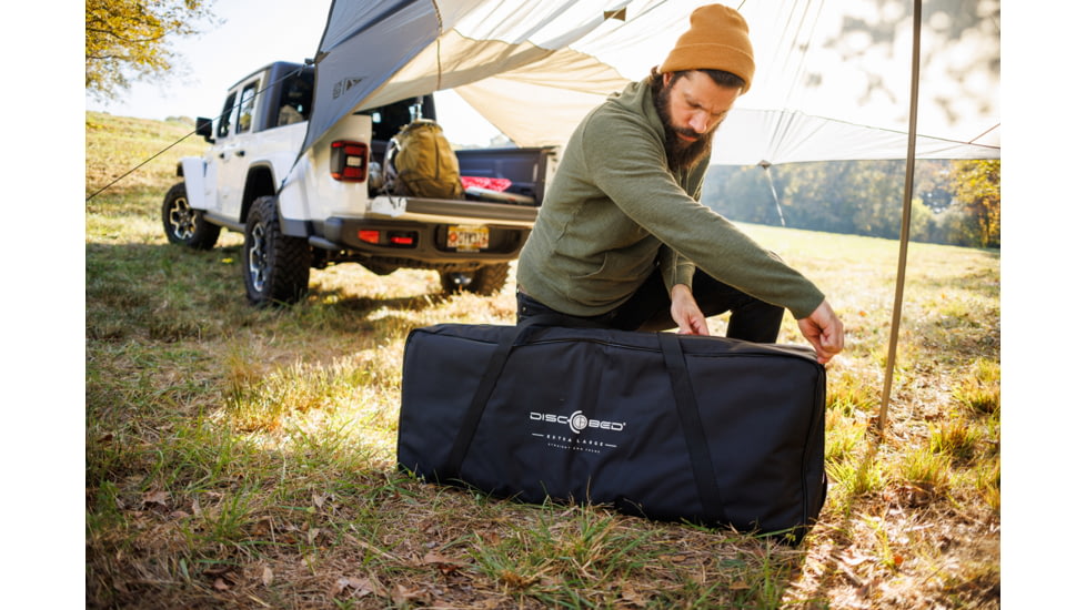 Disc-O-Bed Portable Cot System, Black, Extra Large, 31502B