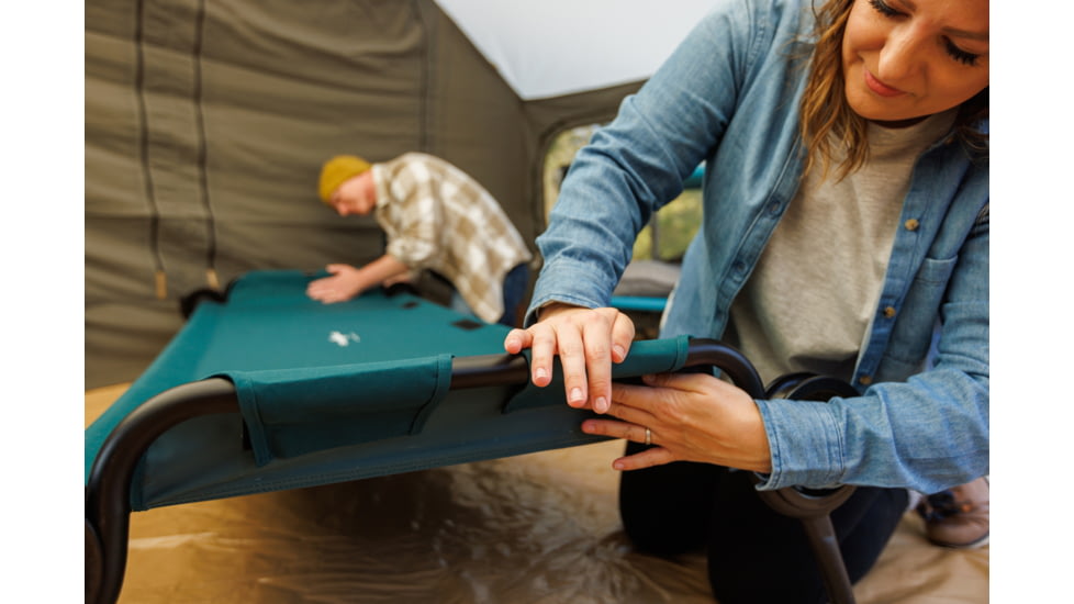 Disc-O-Bed Portable Cot System, Large, Green, 31001B