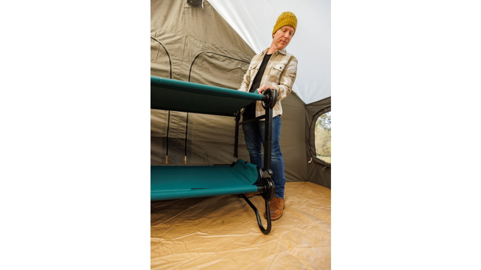 Disc-O-Bed Portable Cot System, Large, Green, 31001B