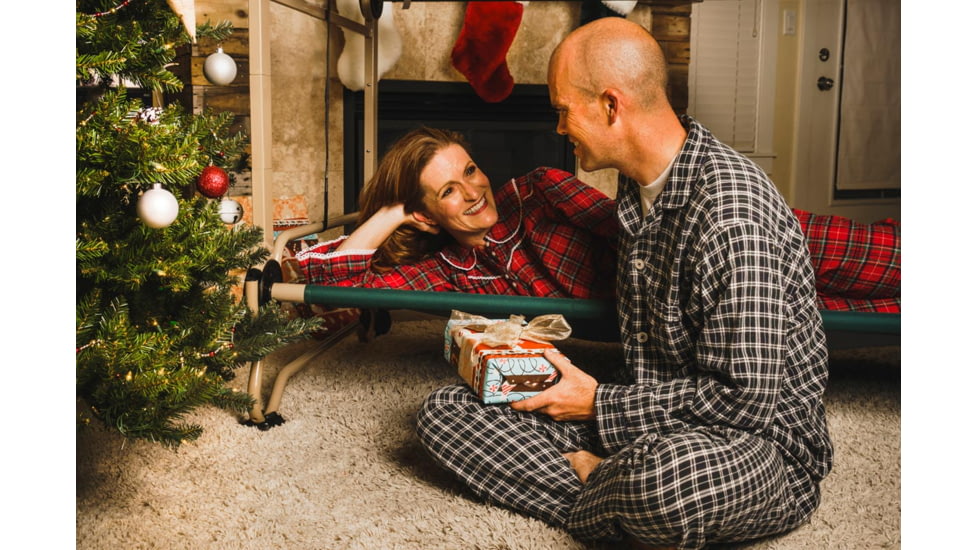 Disc-O-Bed Set of 4 Non-Slip Footpads, 4 x 4 x 2.5 inches, Black, 19847N