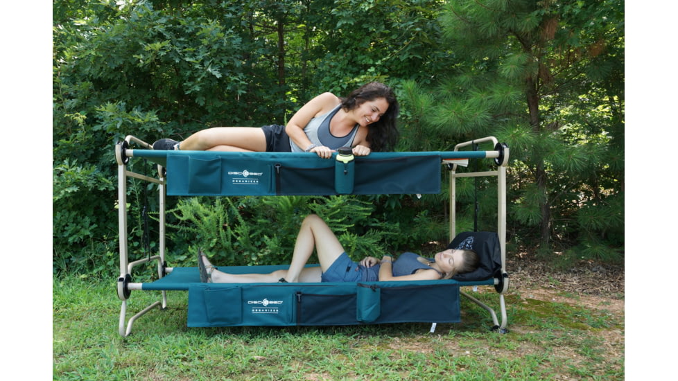 Disc-O-Bed Set of 4 Non-Slip Footpads, 4 x 4 x 2.5 inches, Black, 19847N