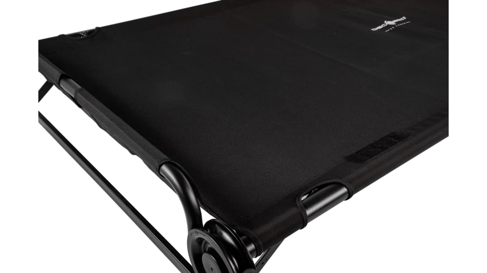 Disc-O-Bed Single Portable Cot, 2XL, Black, 31507