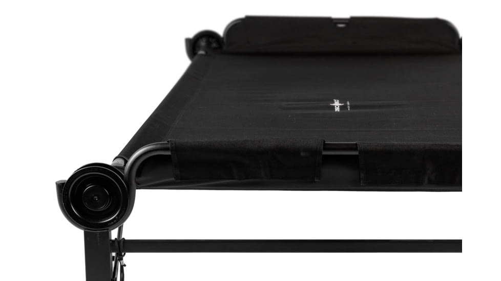 Disc-O-Bed Single Portable Cot, 2XL, Black, 31507