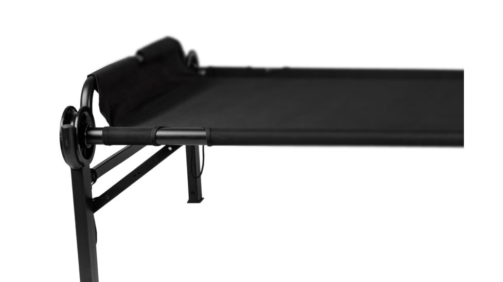 Disc-O-Bed Single Portable Cot, 2XL, Black, 31507