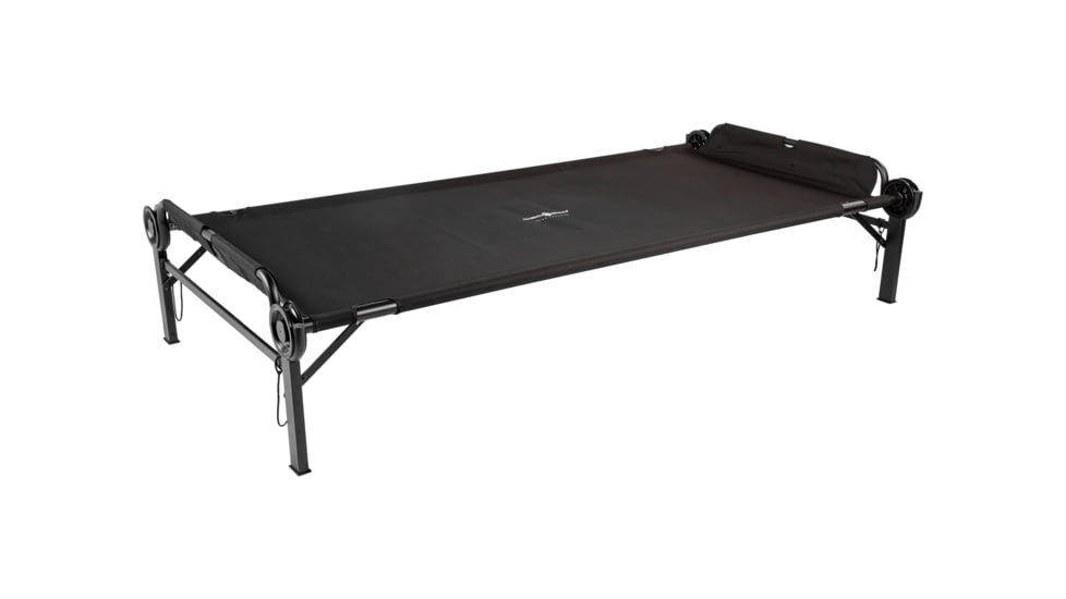 Disc-O-Bed Single Portable Cot, Black, 2XL, 31507