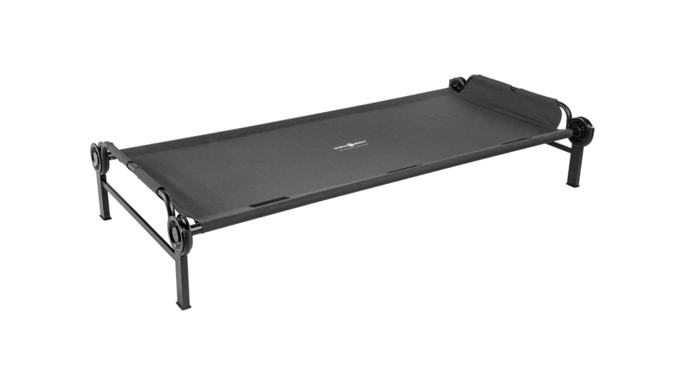 Disc-O-Bed Single Portable Cot, Black, Extra Large, 31502