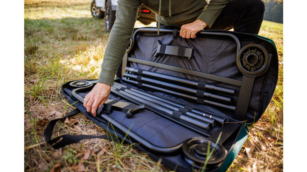 Disc-O-Bed Single Portable Cot, Extra Large, Green, 31002
