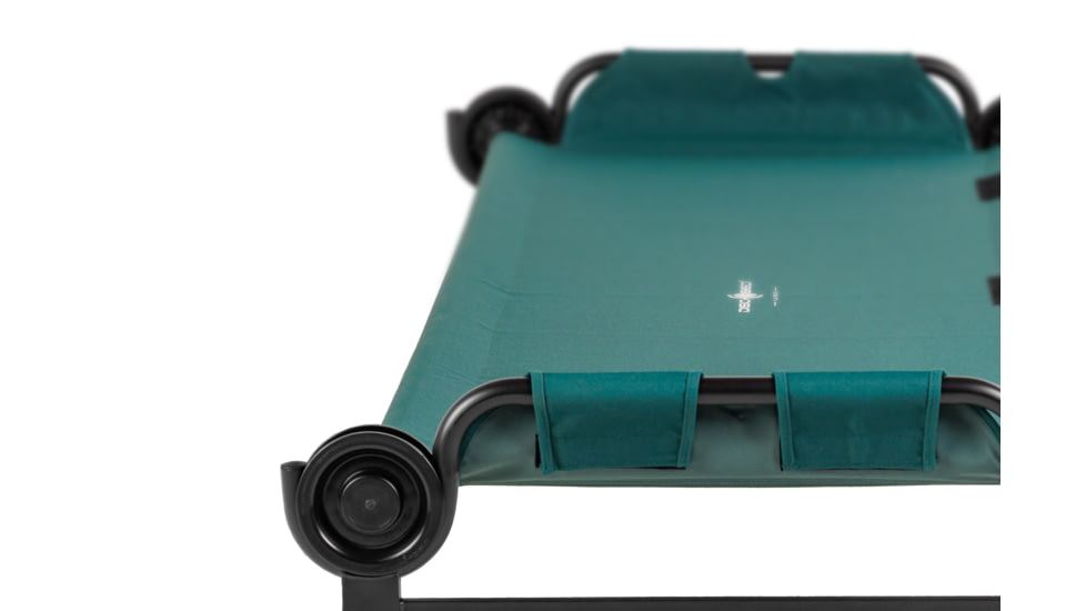 Disc-O-Bed Single Portable Cot, Large, Green, 31001