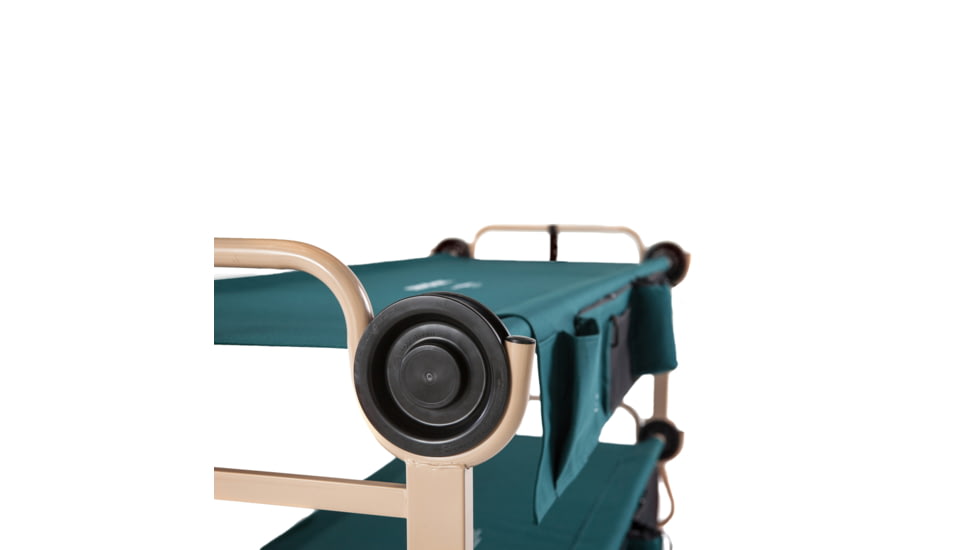 Disc-O-Bed Solid Side Organizer, 600D Polyester, Green, 19808/GRN