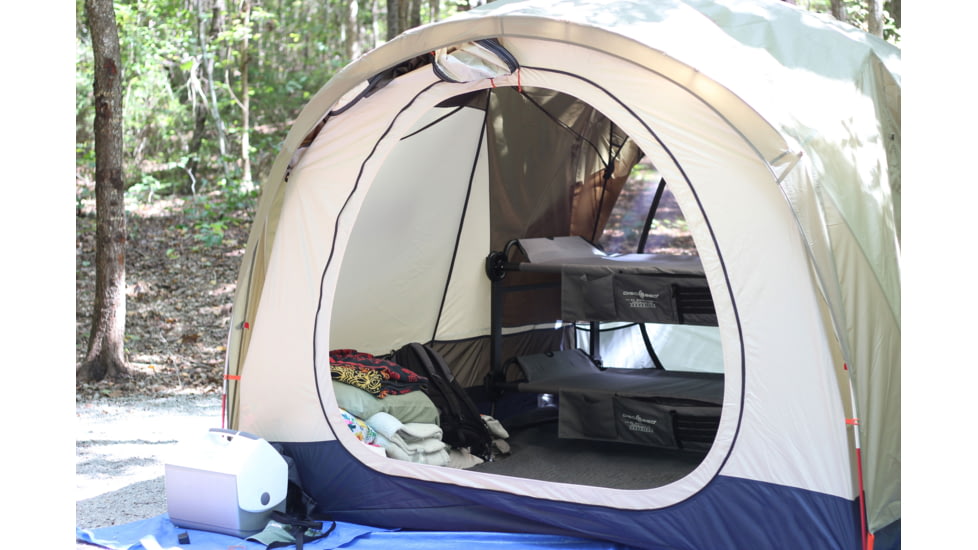 Disc-O-Bed Special Edition Extra Large Outfitter Sleeping Cots w/Side Organizers, Gray, 30022BO