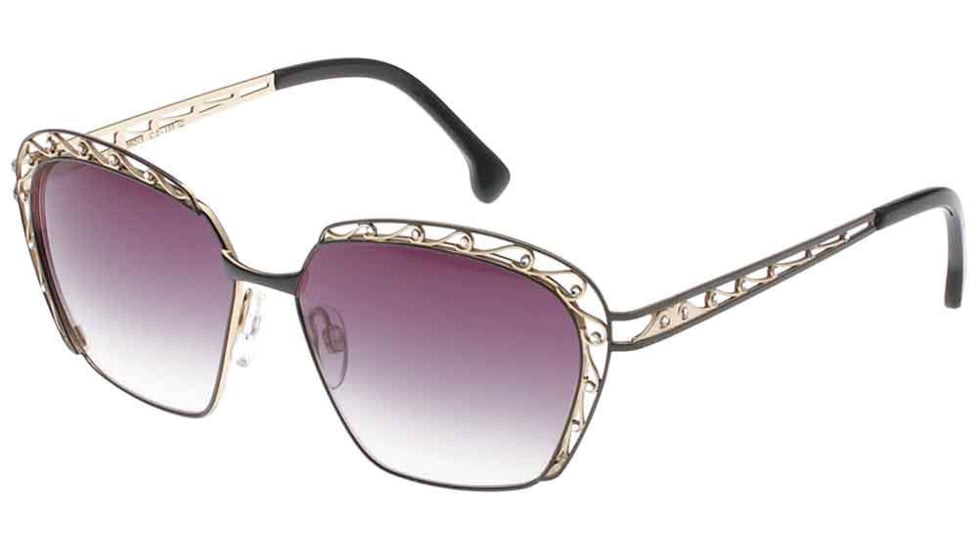 Diva 4210 Sunglasses - Womens, Black/Gold, 56/15/135, DI4210562