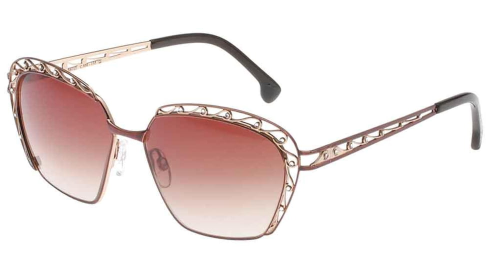 Diva 4210 Sunglasses - Womens, Brown/Rose Gold, 56/15/135, DI421056956
