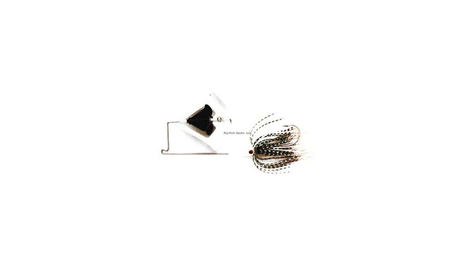 Dixie Dancer X-2 Buzz Bait 3/8 oz, White/Fish Scale, DX39