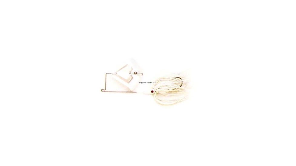 Dixie Dancer X-2 Buzz Bait 3/8 oz, White/Holographic Tinsel, DX61