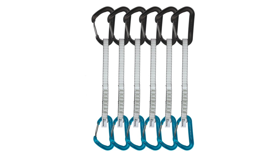 DMM Aether Quickdraw, 6 Pack, 18cm, Turquoise/Matt Grey, A498-18P6