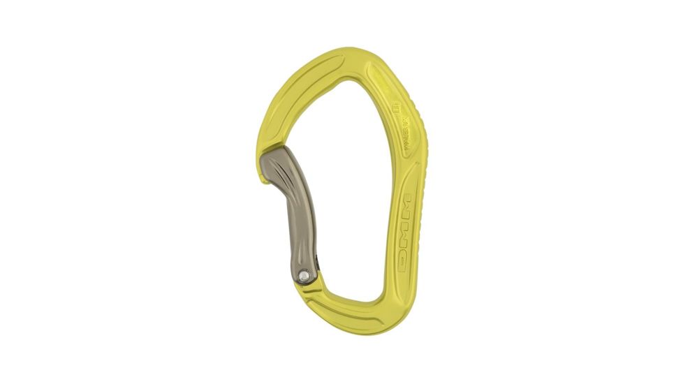DMM Alpha Sport Bent Gate, Lime/Titanium, One Size, A526LG