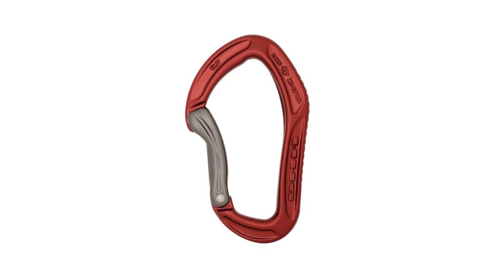 DMM Alpha Sport Bent Gate, Red/Titanium, One Size, A526RD