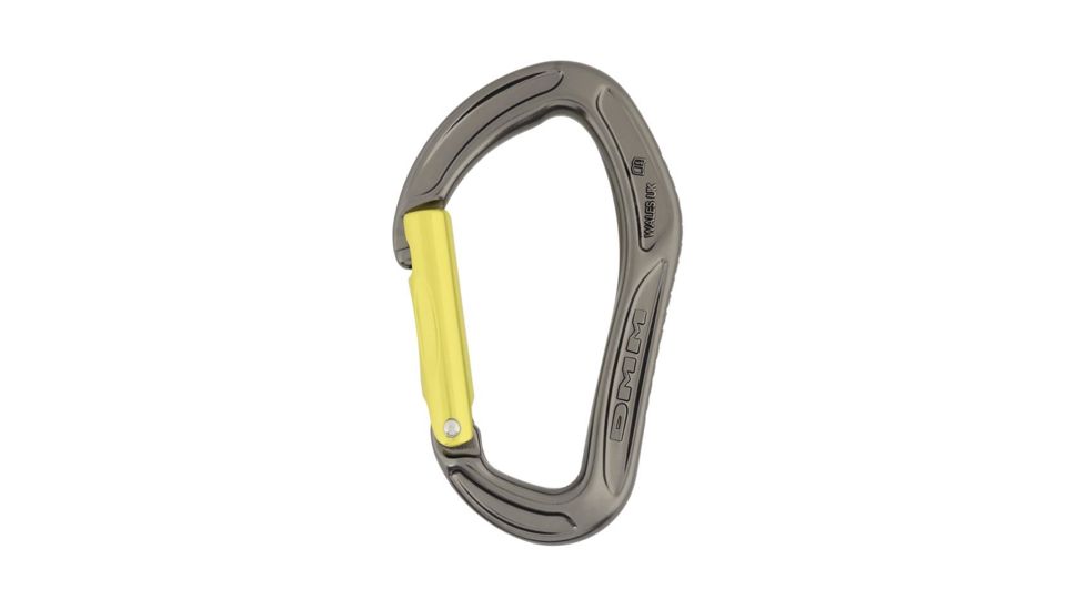 DMM Alpha Sport Straight Gate, Titanium/Lime, One Size, A521LG