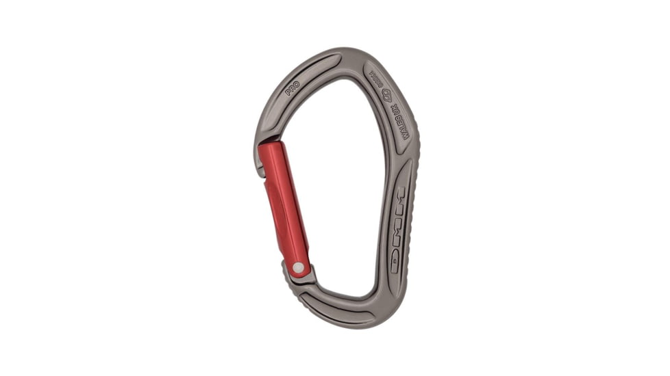 DMM Alpha Sport Straight Gate, Titanium/Red, One Size, A521RD