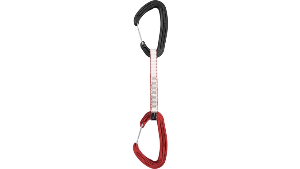 DMM Alpha Wire Quickdraws, Matt Grey/Red, 12 cm, A608-12RD