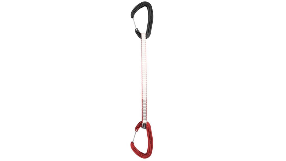 DMM Alpha Wire Quickdraws, Matt Grey/Red, 25 cm, A608-25RD