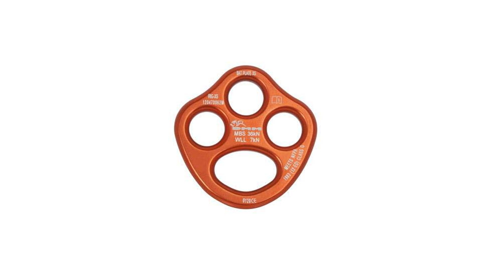 DMM Bat Plate, Orange, Extra Small, RIG-XS-OR