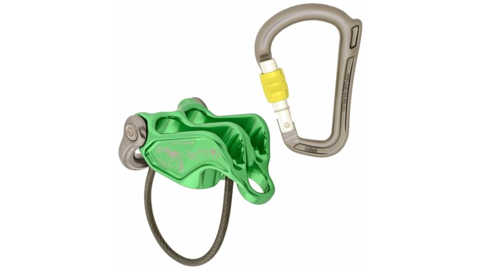 DMM Pivot Belay Device and Rhino Set-Green