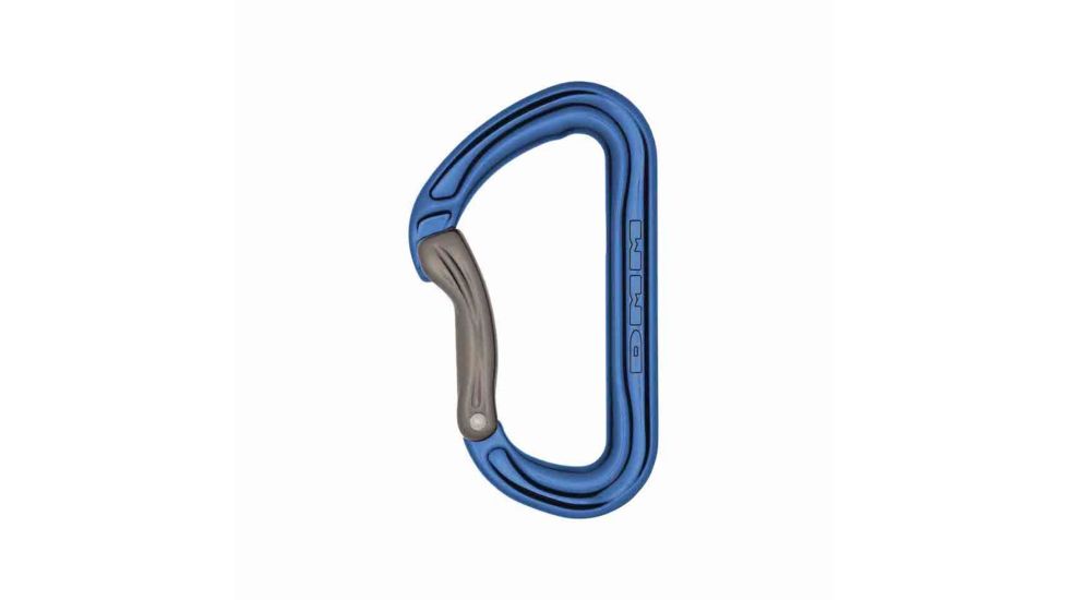 DMM Shadow Bent 5 Pack Carabiners, Blue/Titanium, A306BL-P5