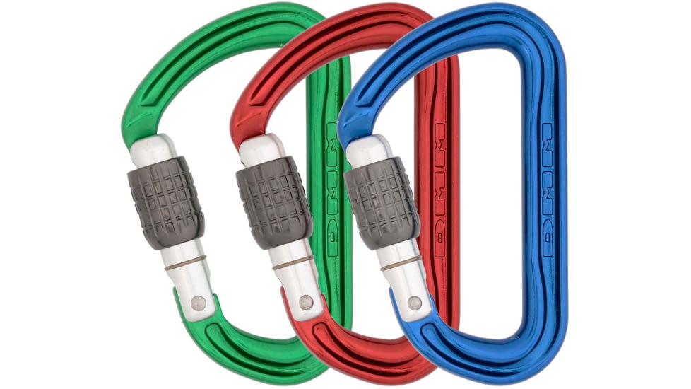 DMM Shadow Screw Gate, 3 Color Pack, A302-P3